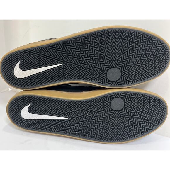 Nike SB Check Solarsoft Skateboarding Canvas Sneakers Men's 13 Black Gum MINT - Picture 8 of 10
